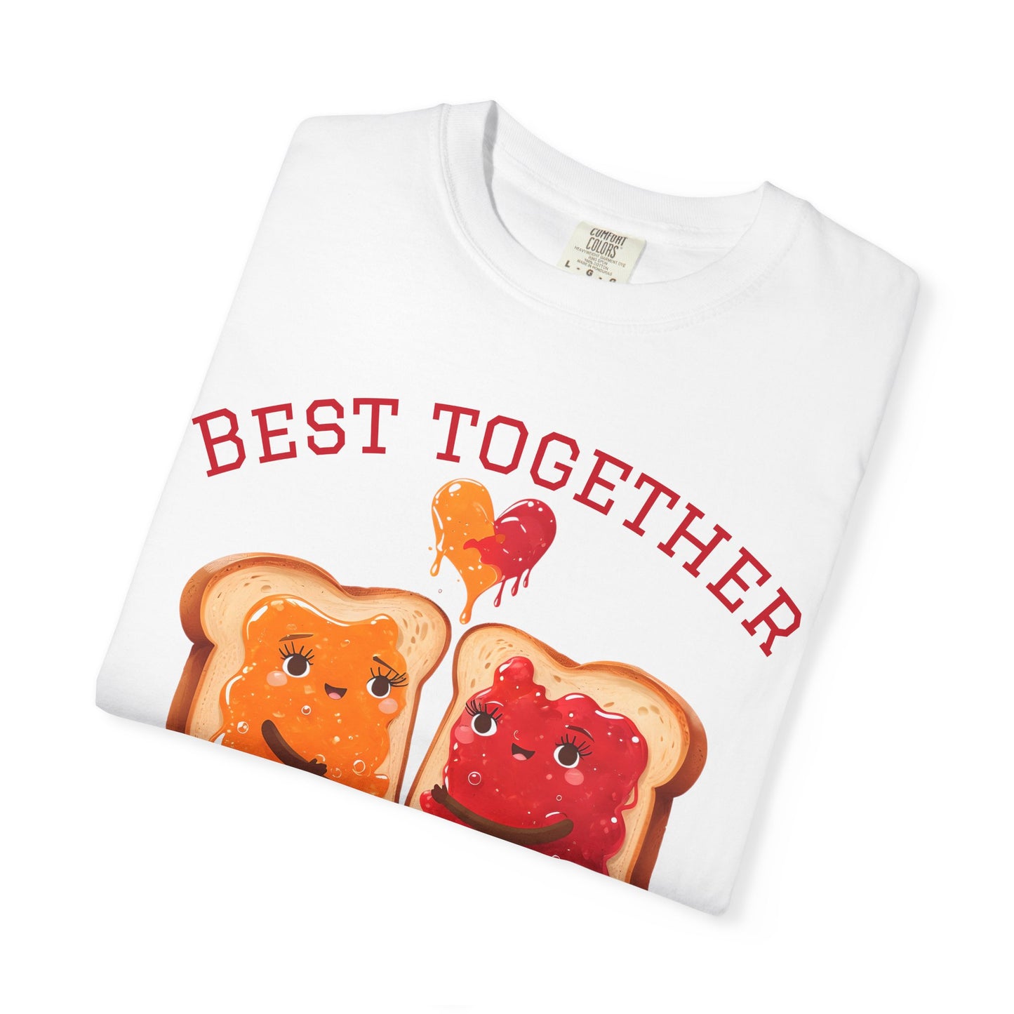 Cute Best Together T-Shirt for Couples, Matching Tops