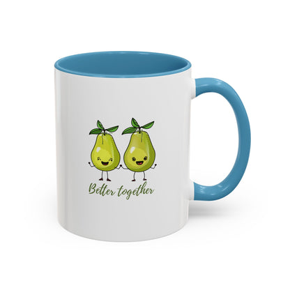 Cute Pears Accent Coffee Mug