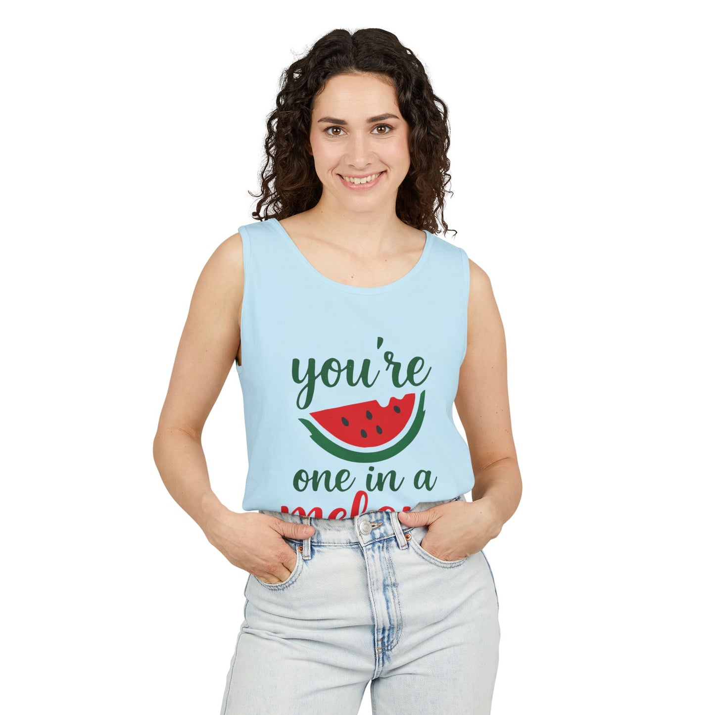 Watermelon Love Unisex Tank Top - Perfect for Summer
