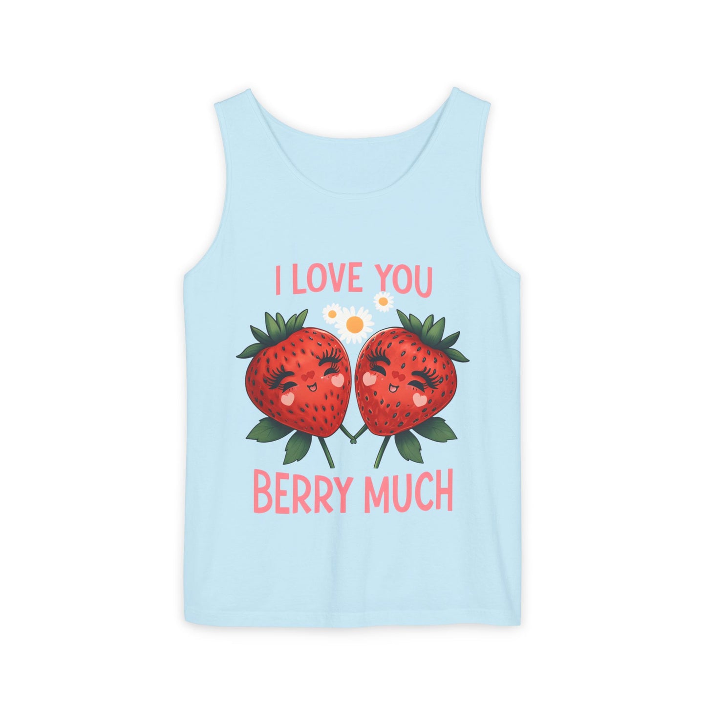 Strawberry Love Tank Top - I Love You Berry Much