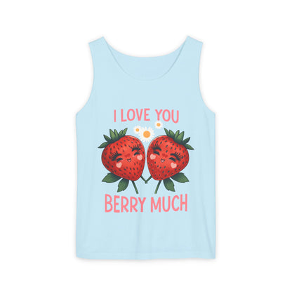 Strawberry Love Tank Top - I Love You Berry Much