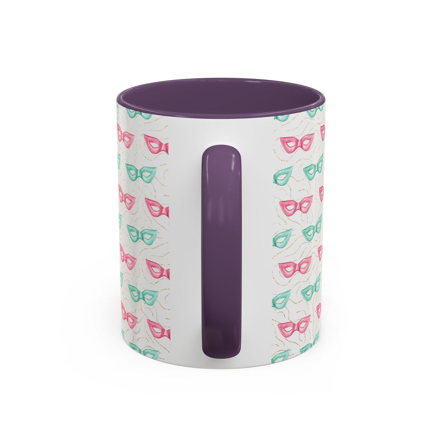 Colorful Glasses Accent Coffee Mug