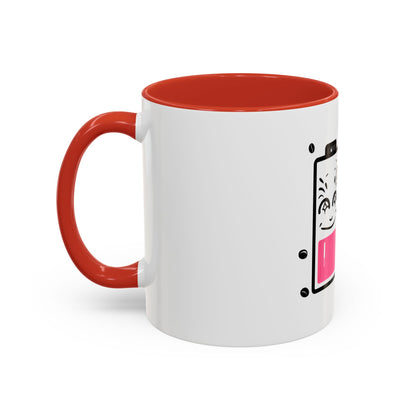 Vintage Camera Accent Coffee Mug