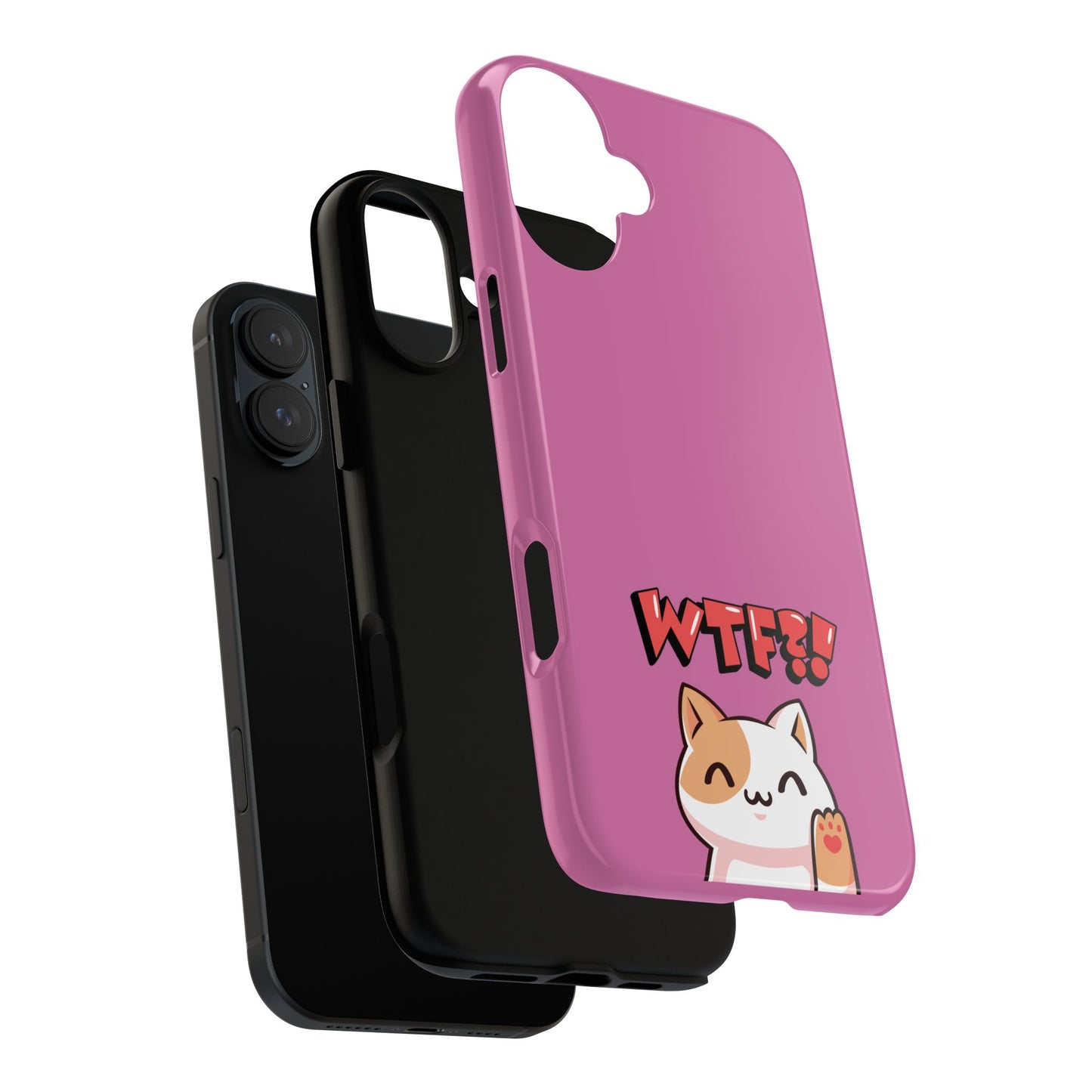 Cute WTF Cat Phone Case