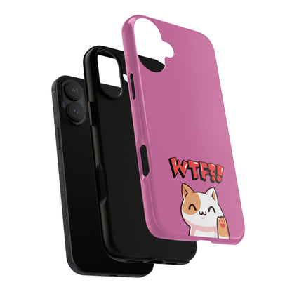 Cute WTF Cat Phone Case
