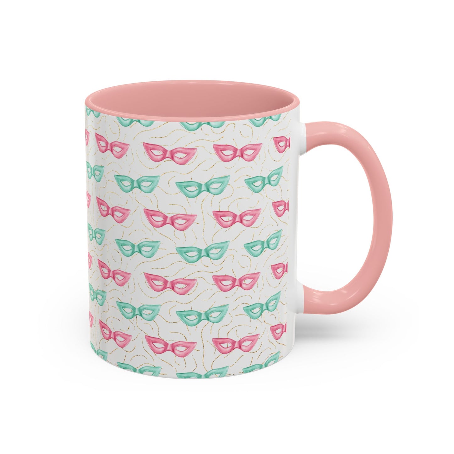 Colorful Glasses Accent Coffee Mug