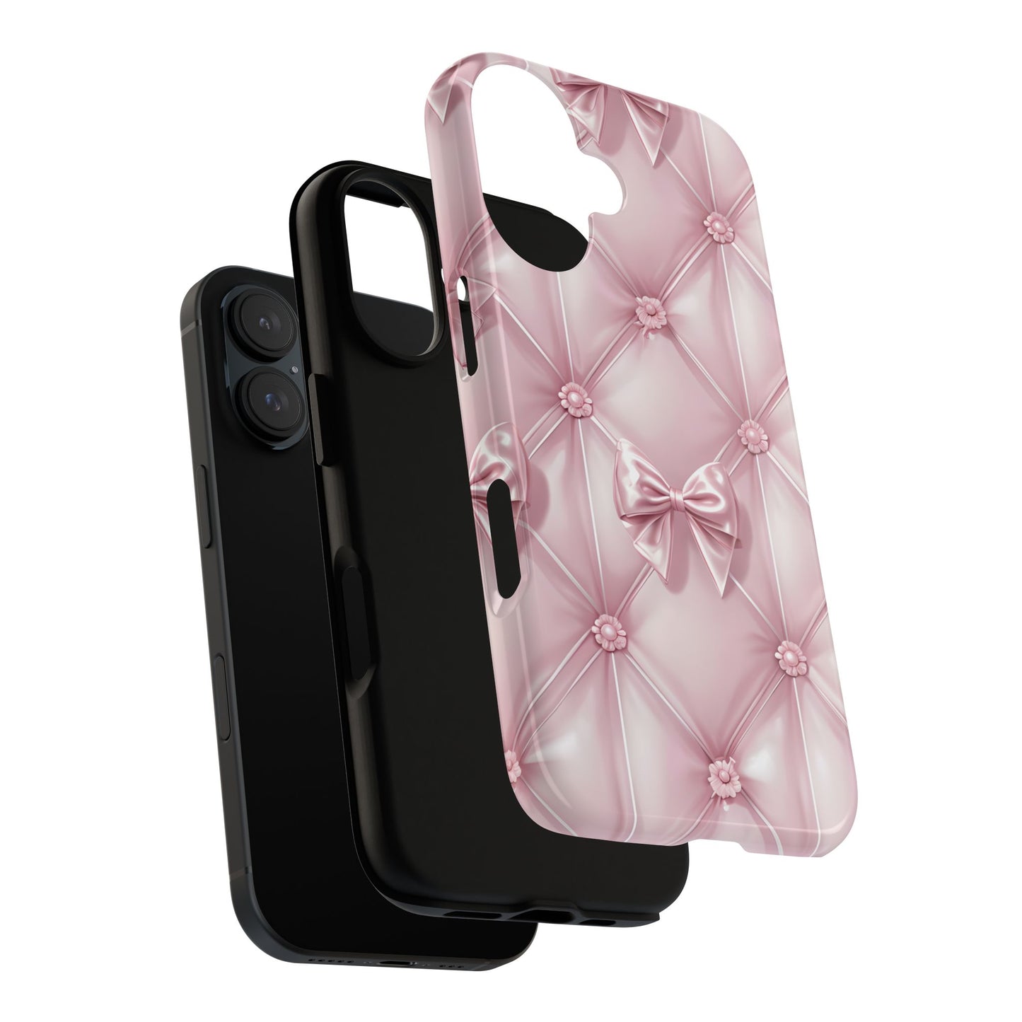 Elegant Pink Bow Phone Case