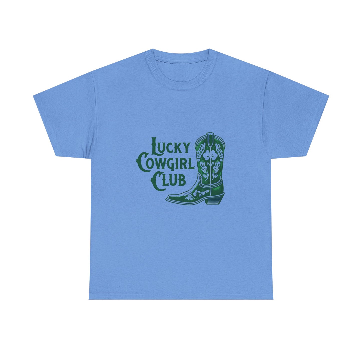 Lucky Cowgirl Club Tee, Western Themed T-Shirt