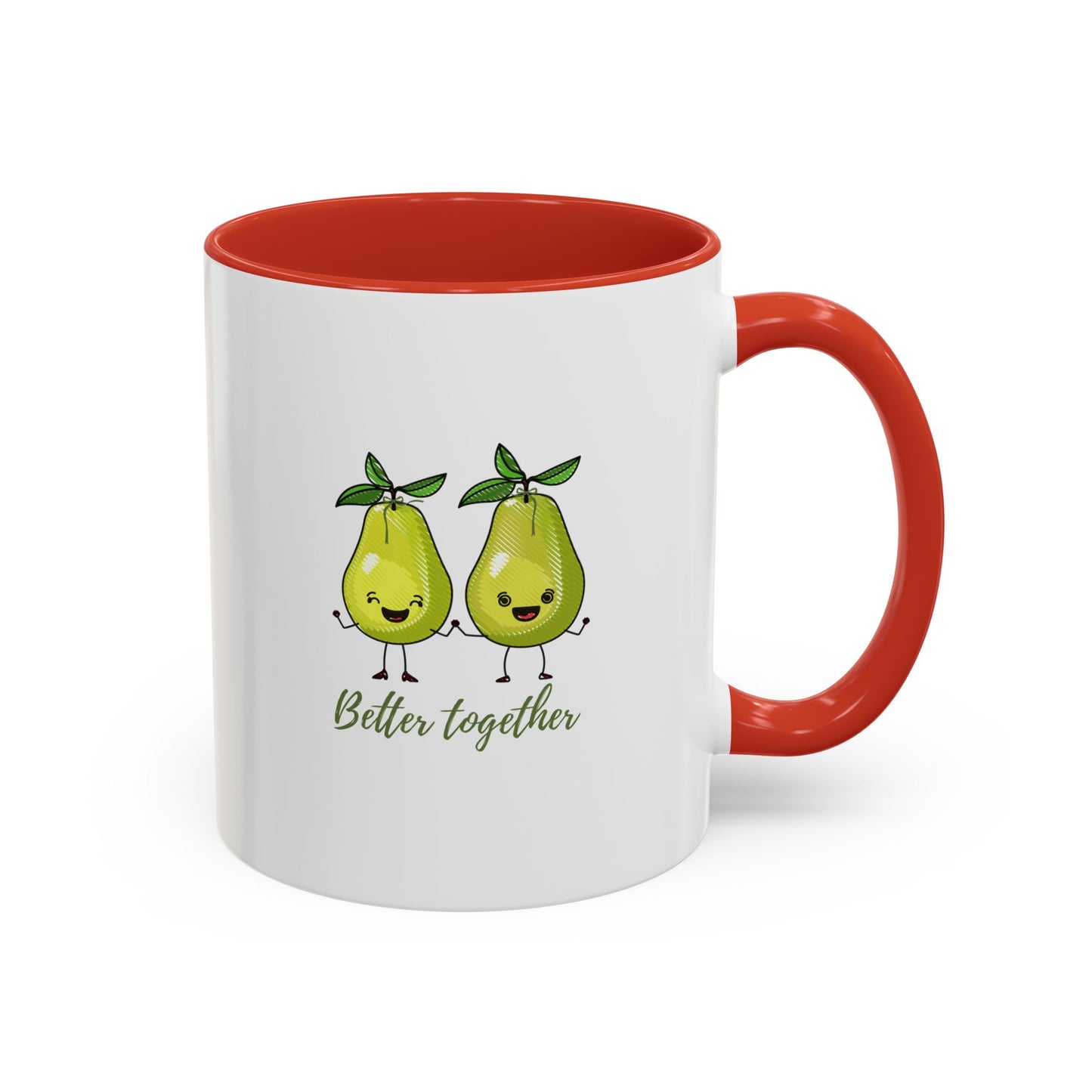 Cute Pears Accent Coffee Mug