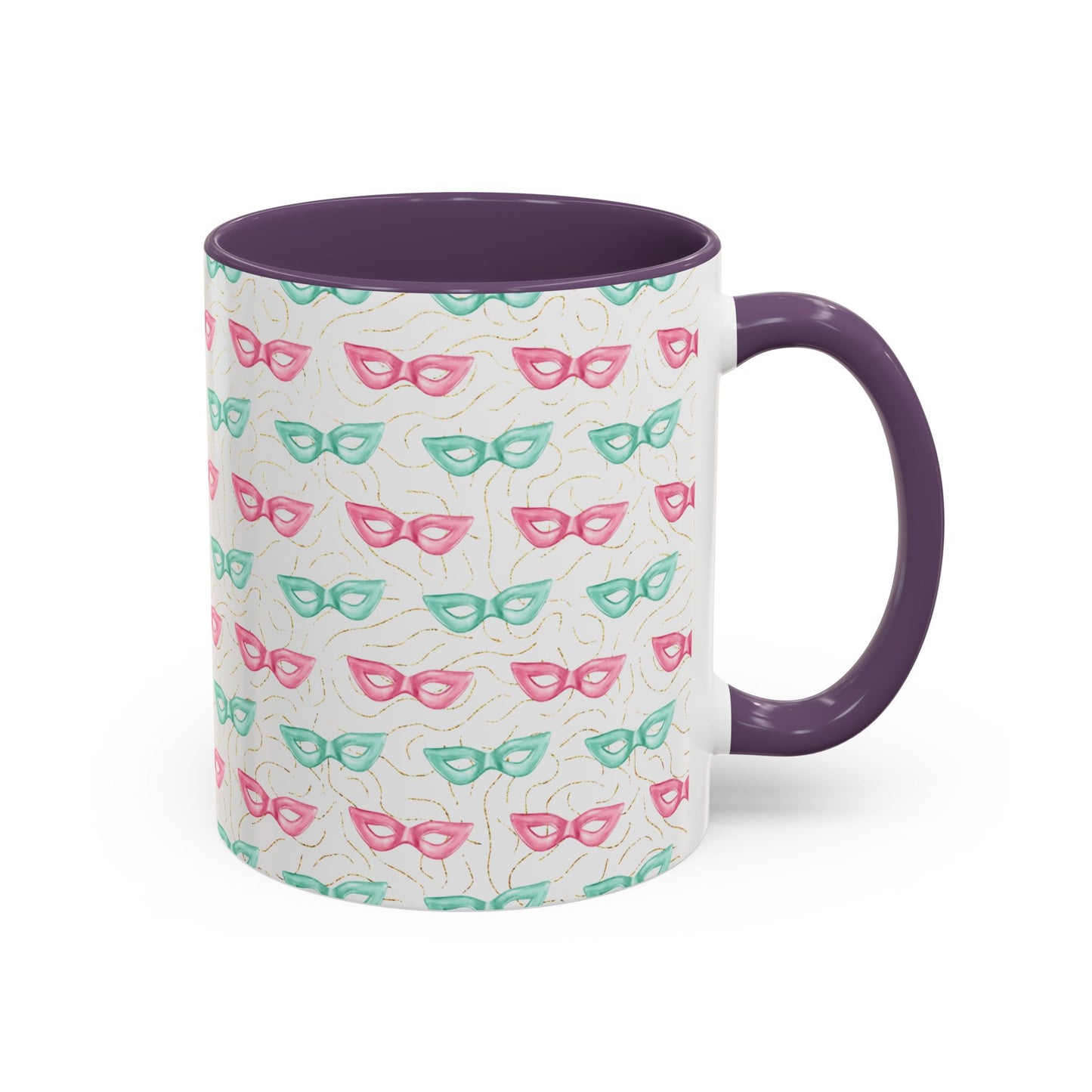Colorful Glasses Accent Coffee Mug