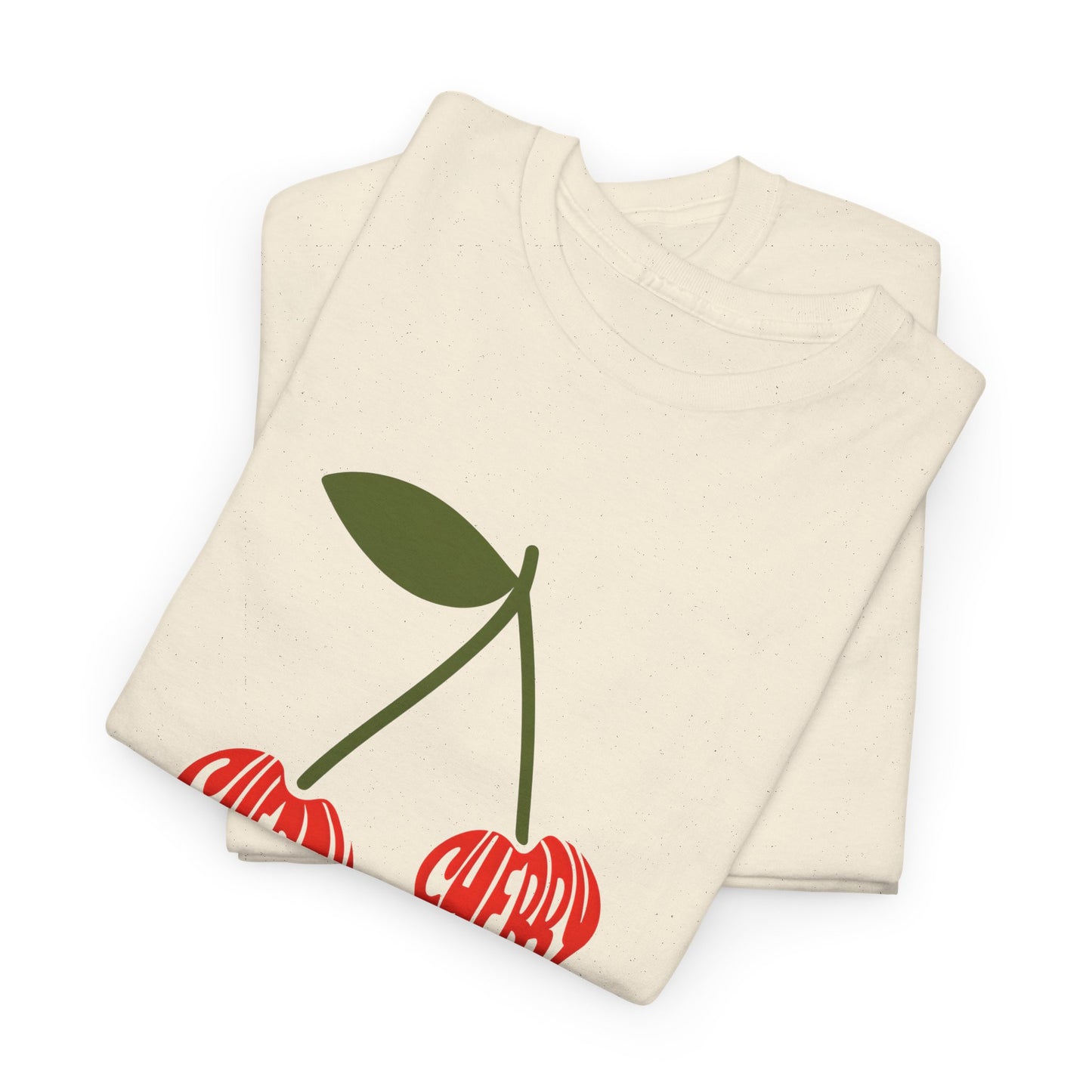 Cherry Print Unisex Tee, Cute Graphic