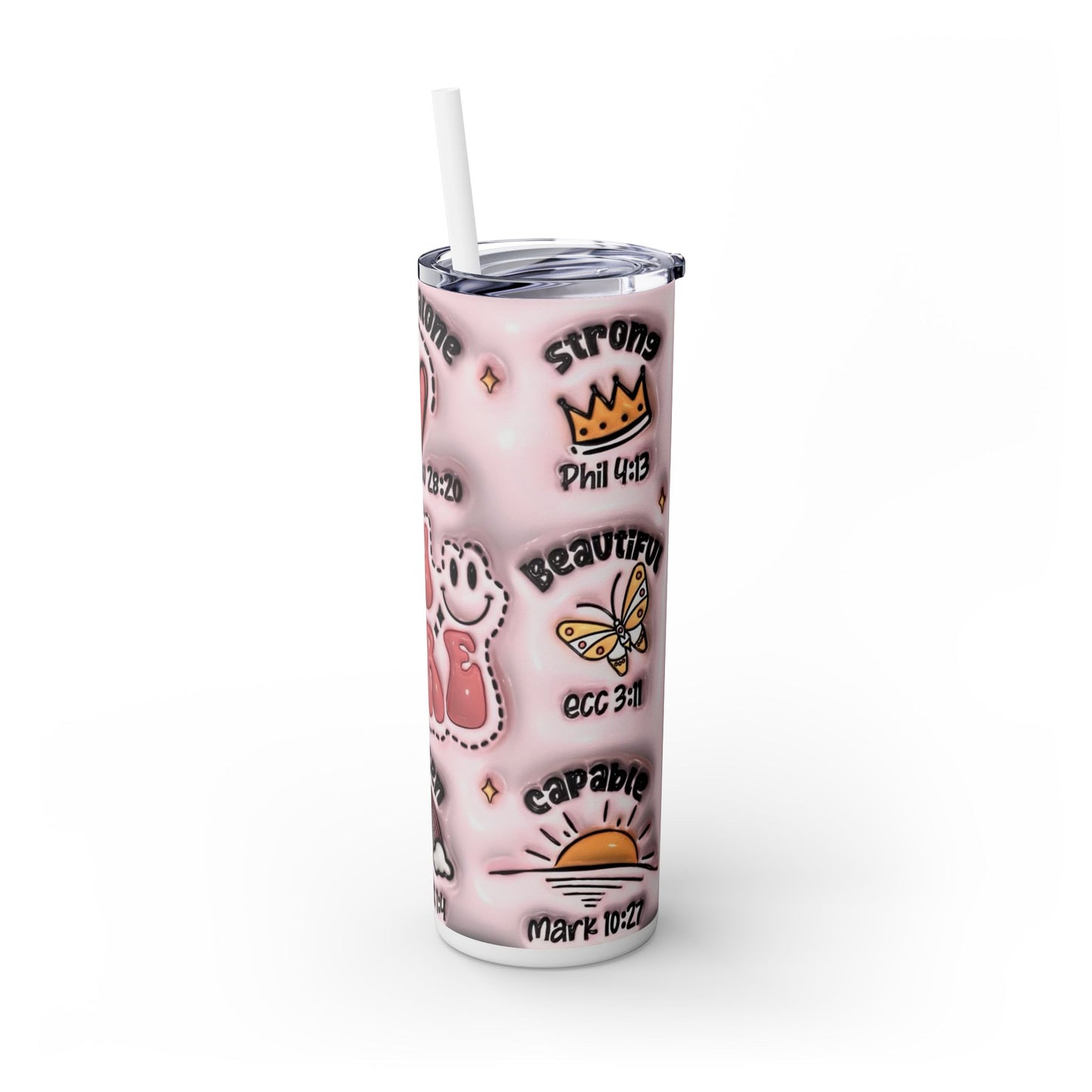 Faith-Inspired Skinny Tumbler
