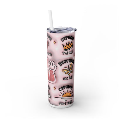 Faith-Inspired Skinny Tumbler