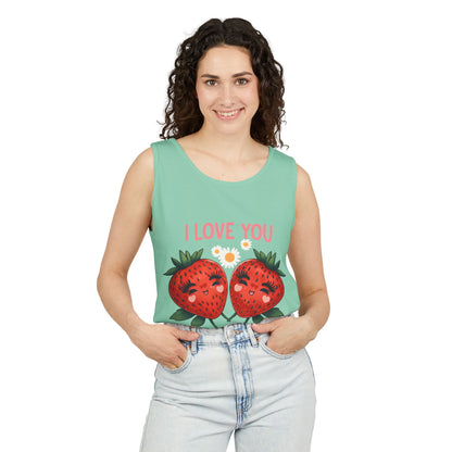 Strawberry Love Tank Top - I Love You Berry Much