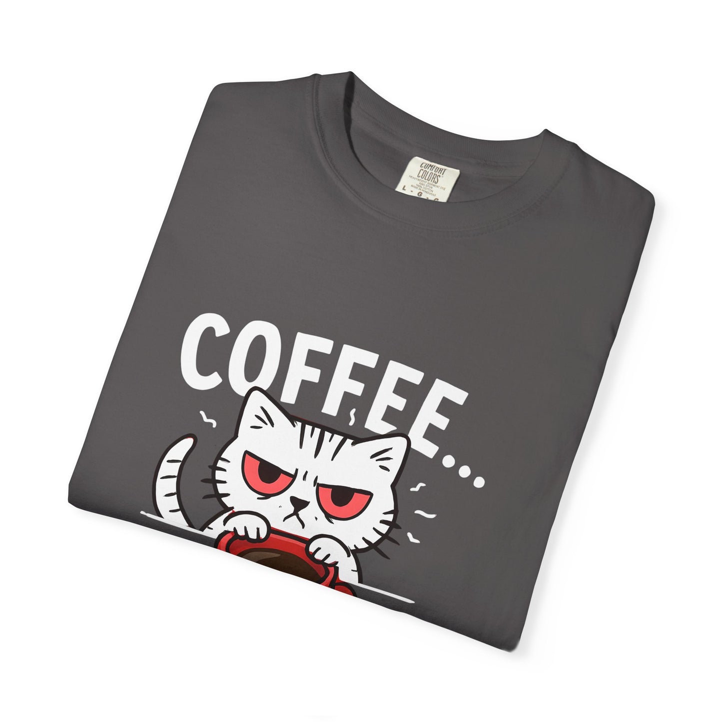 Cute Cat Coffee Lover Unisex T-Shirt
