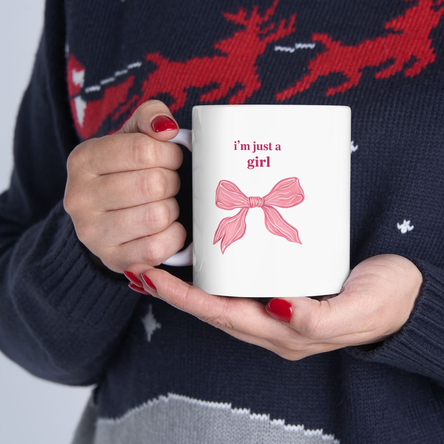 Charming Floral Ceramic Mug