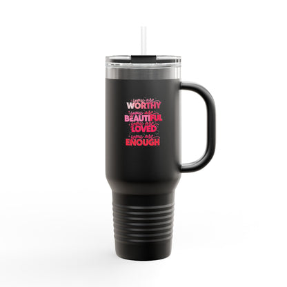 Empowering Insulated Travel Mug