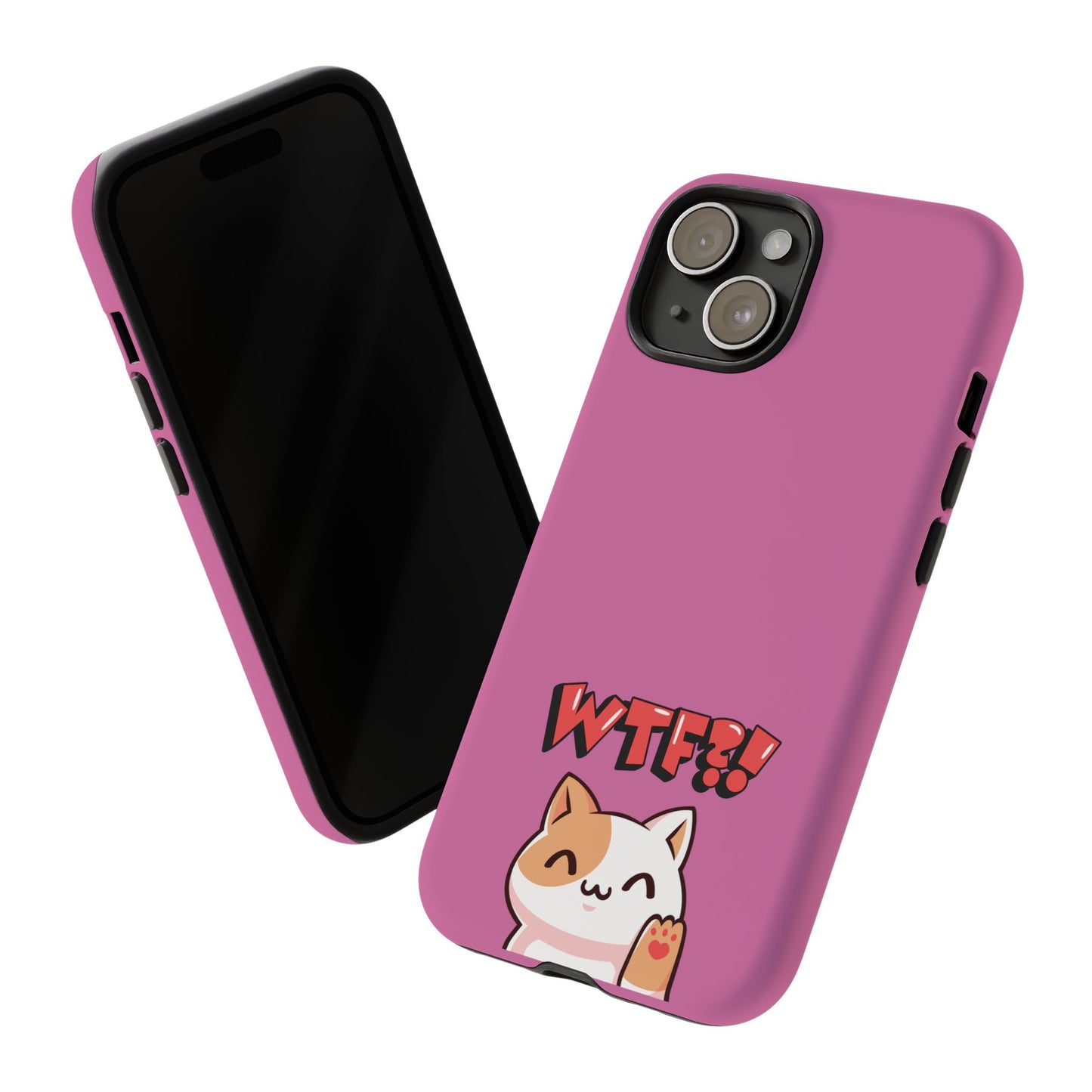 Cute WTF Cat Phone Case
