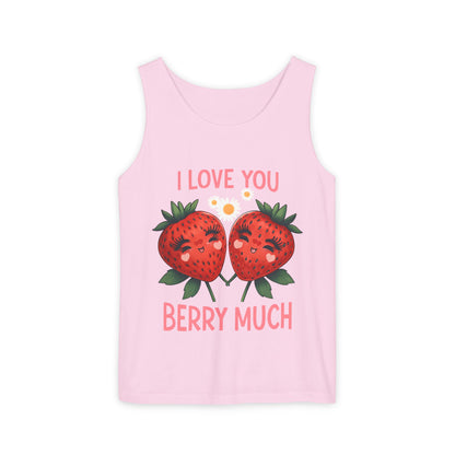 Strawberry Love Tank Top - I Love You Berry Much