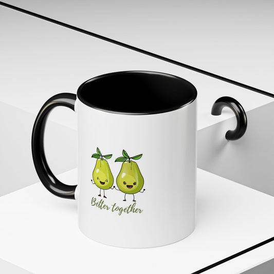 Cute Pears Accent Coffee Mug