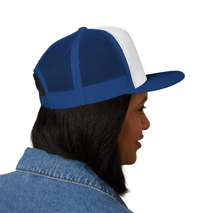 Embroidered 5 Panel Trucker Cap Cool