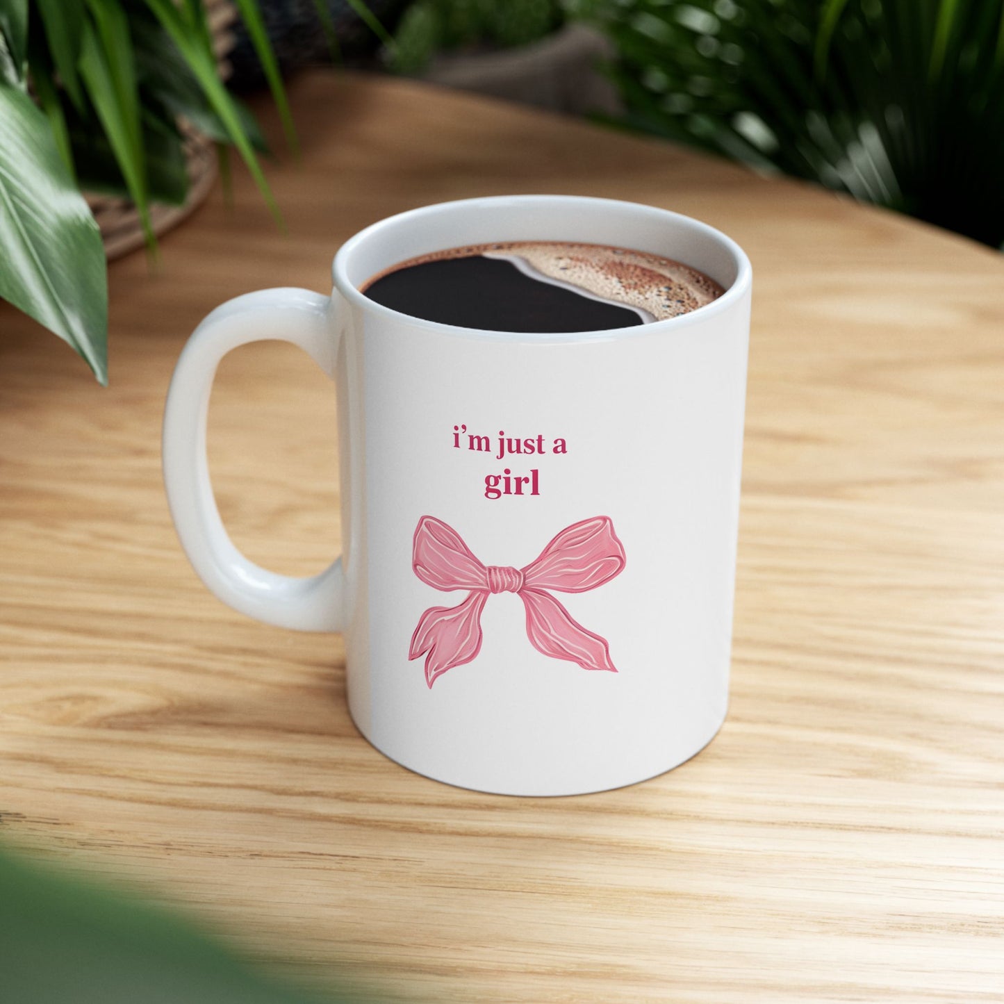 Charming Floral Ceramic Mug