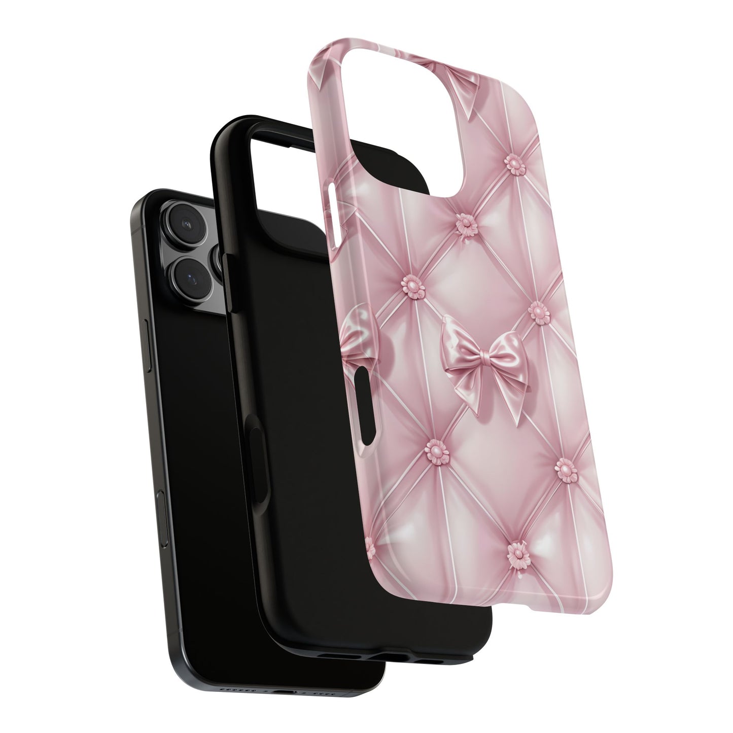 Elegant Pink Bow Phone Case