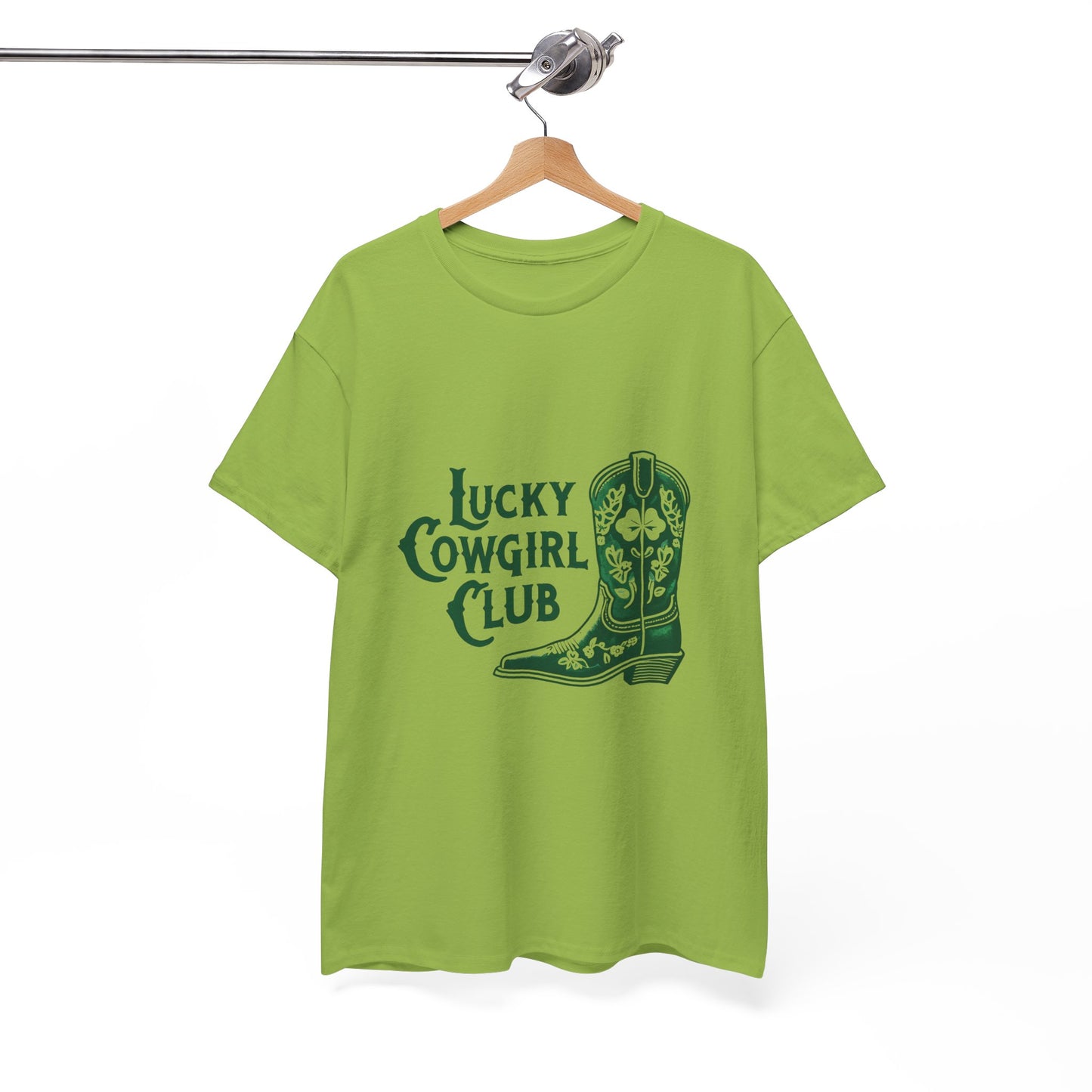 Lucky Cowgirl Club Tee, Western Themed T-Shirt