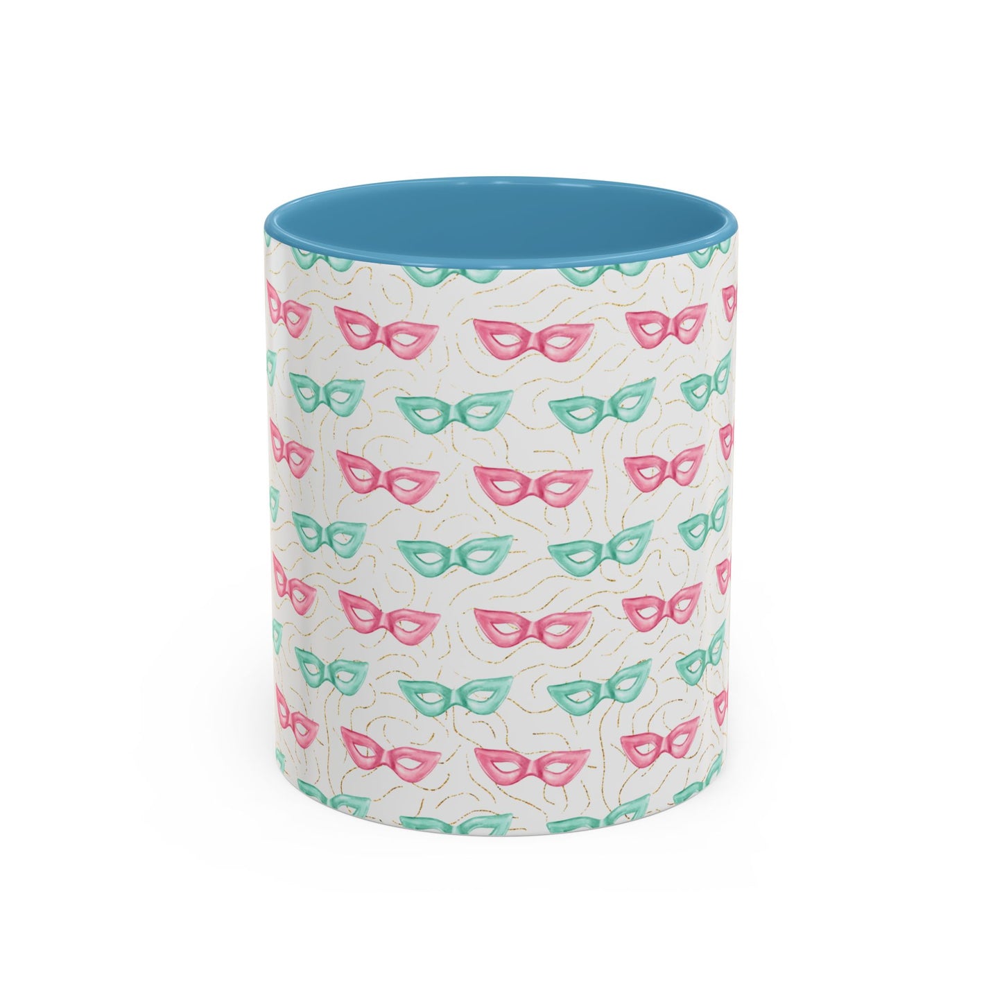Colorful Glasses Accent Coffee Mug