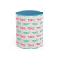 Colorful Glasses Accent Coffee Mug