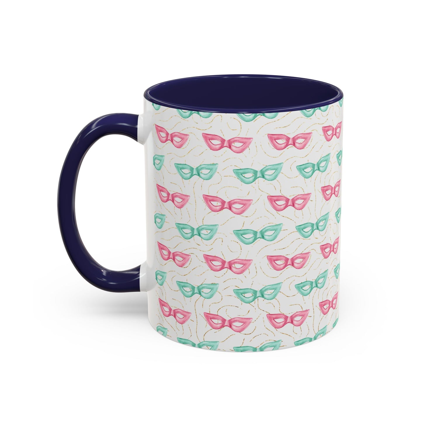Colorful Glasses Accent Coffee Mug