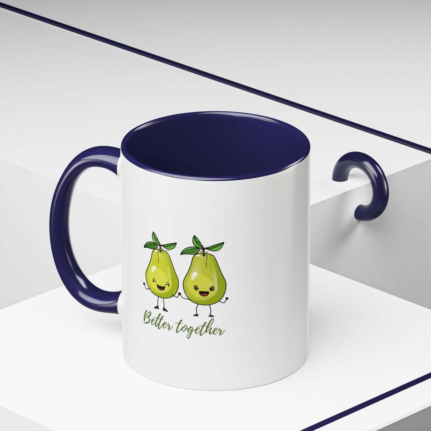 Cute Pears Accent Coffee Mug