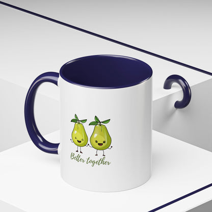 Cute Pears Accent Coffee Mug