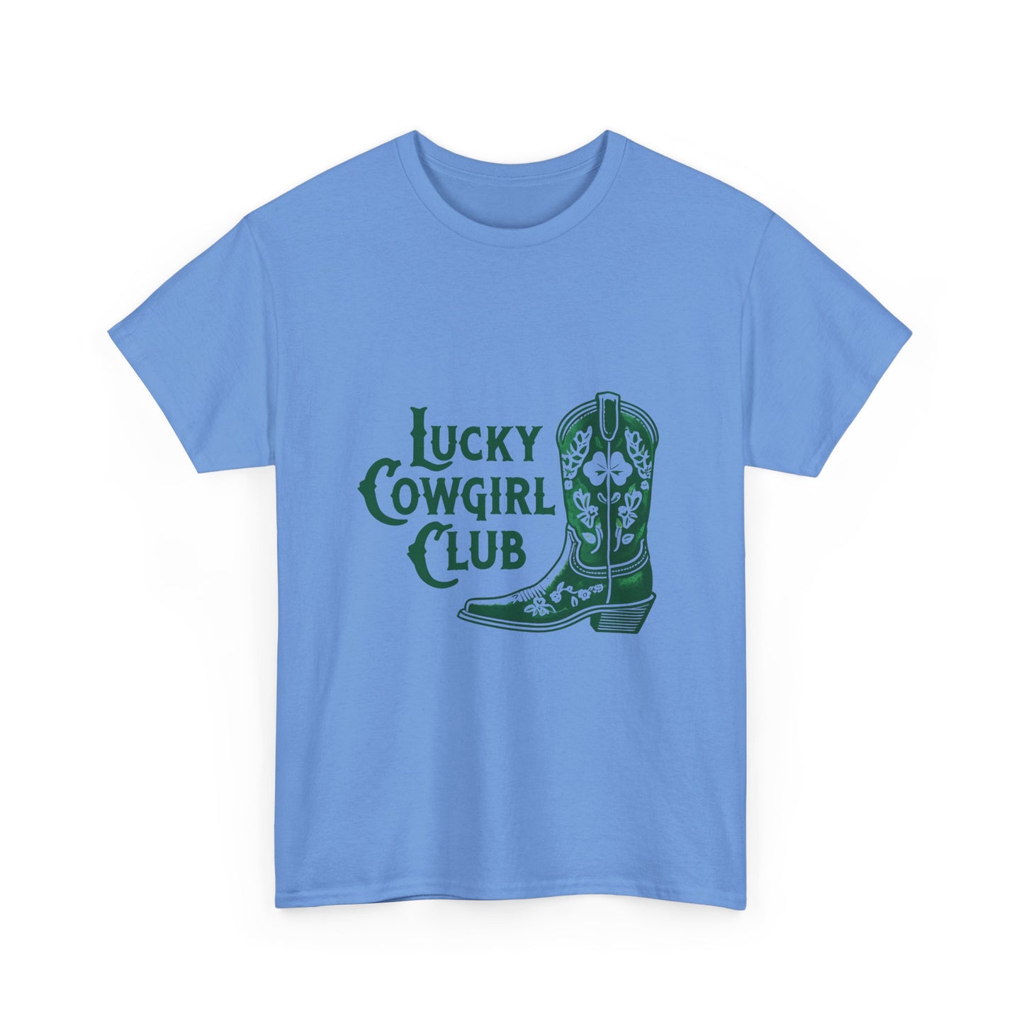 Lucky Cowgirl Club Tee, Western Themed T-Shirt