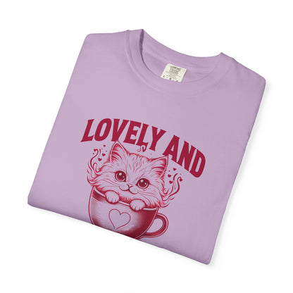 Cute Cat Caffeinated T-Shirt, Funny Cat Shirt