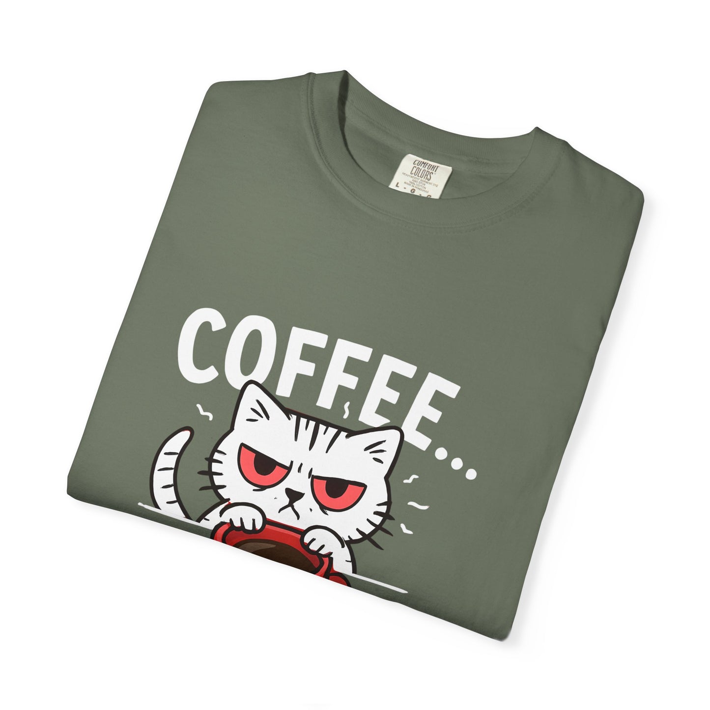 Cute Cat Coffee Lover Unisex T-Shirt
