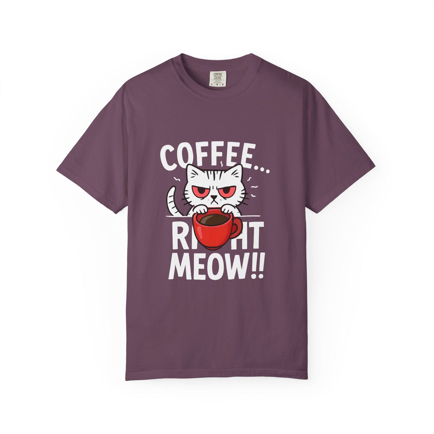 Cute Cat Coffee Lover Unisex T-Shirt