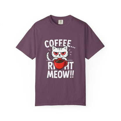 Cute Cat Coffee Lover Unisex T-Shirt