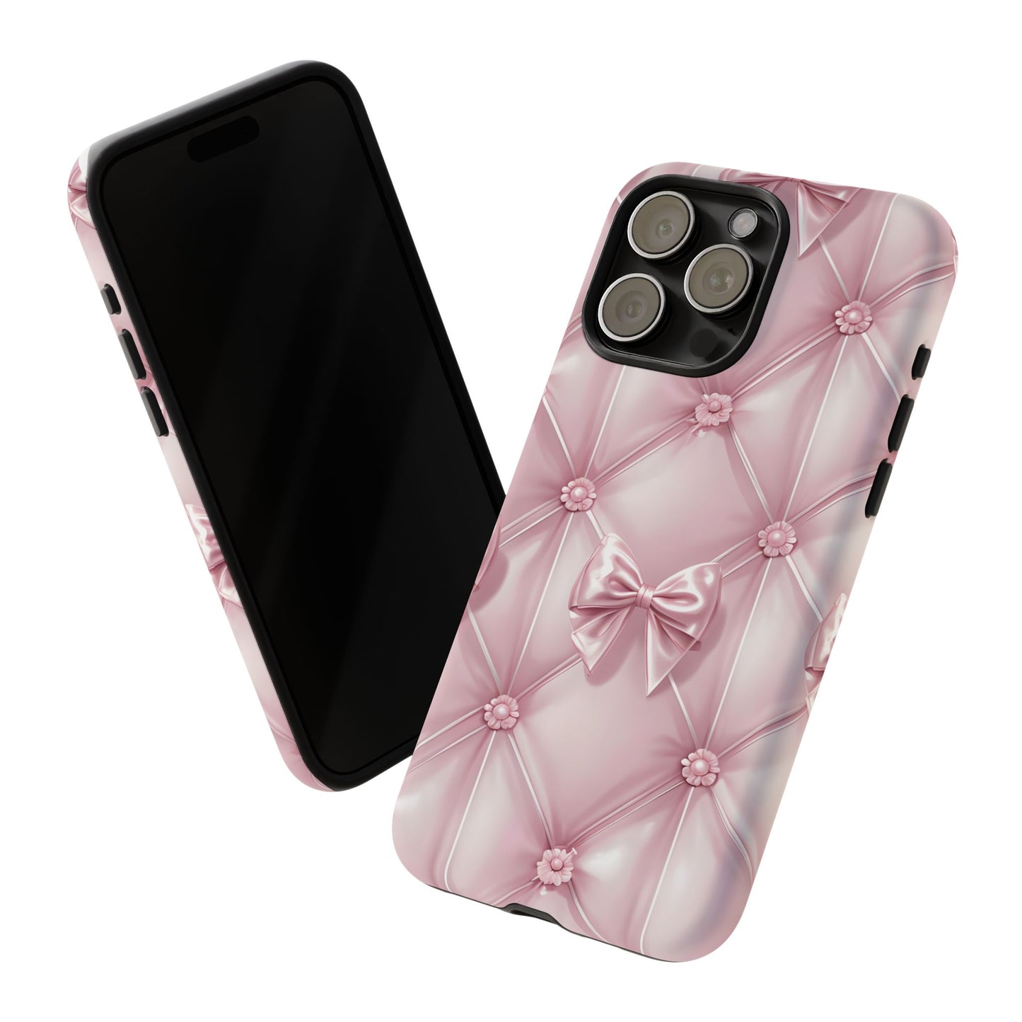 Elegant Pink Bow Phone Case