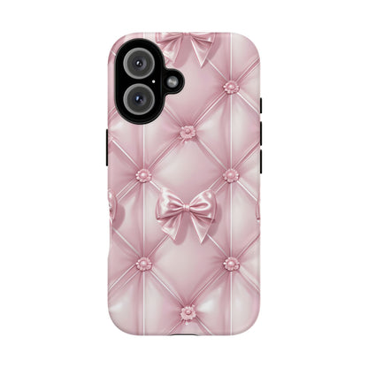 Elegant Pink Bow Phone Case