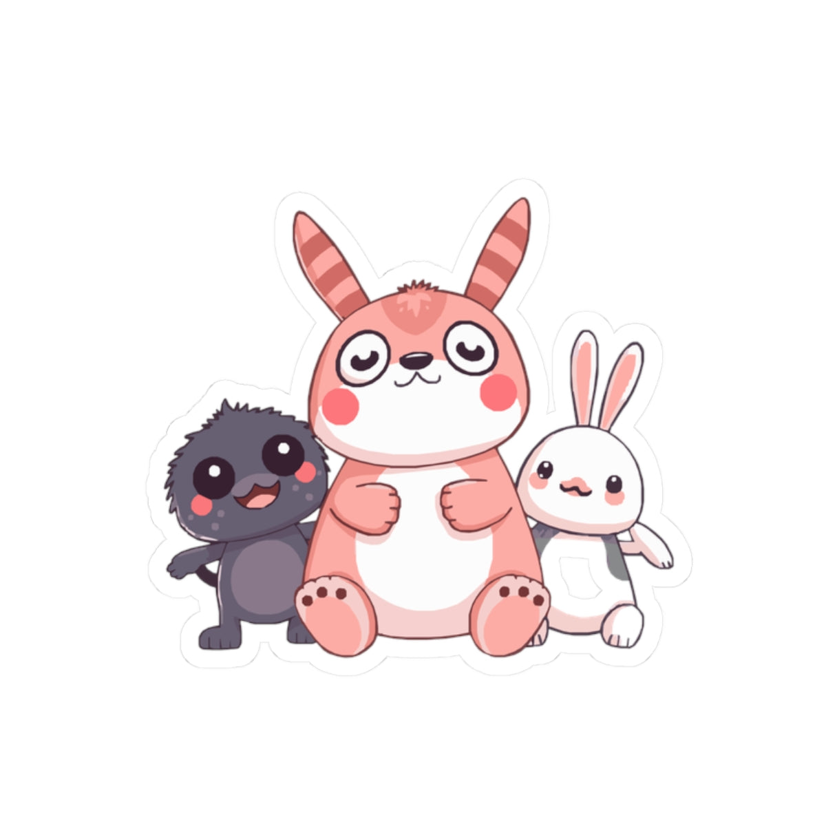 Cute Animal Kiss-Cut Stickers
