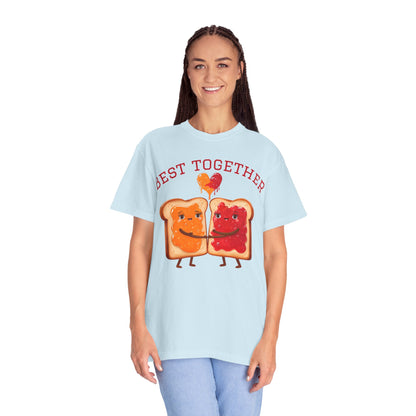 Cute Best Together T-Shirt for Couples, Matching Tops