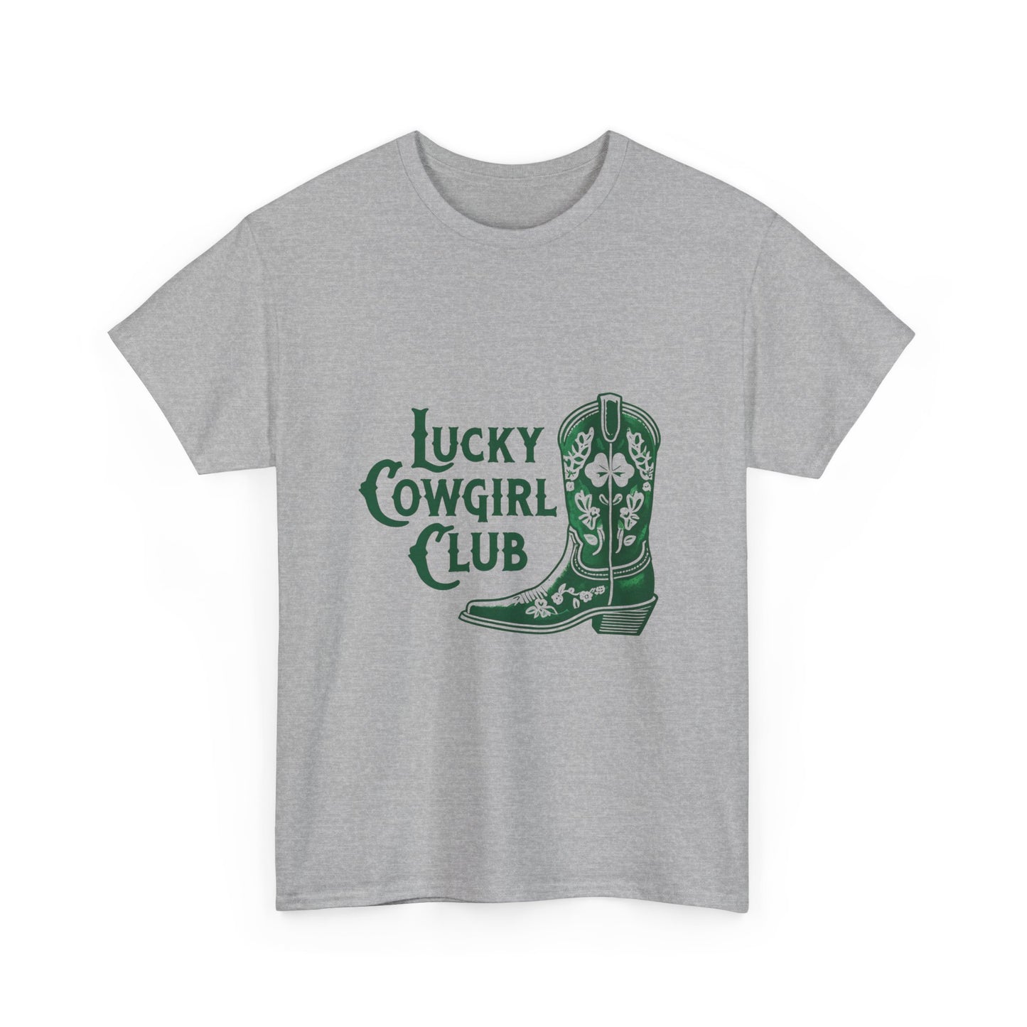 Lucky Cowgirl Club Tee, Western Themed T-Shirt