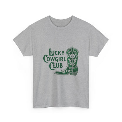 Lucky Cowgirl Club Tee, Western Themed T-Shirt