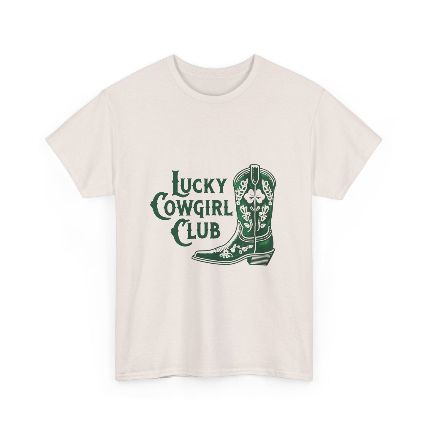 Lucky Cowgirl Club Tee, Western Themed T-Shirt