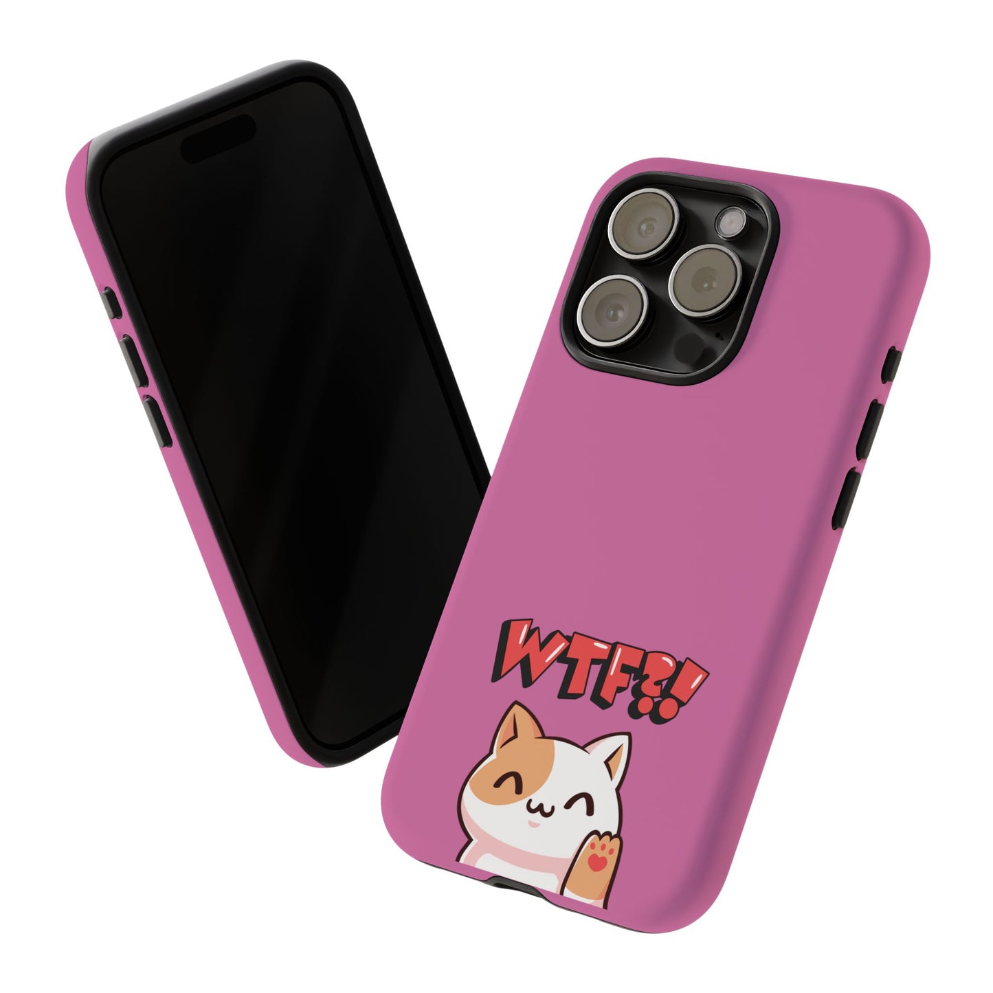 Cute WTF Cat Phone Case