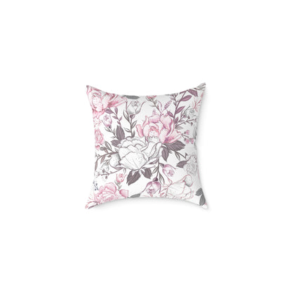 Floral Square Pillow