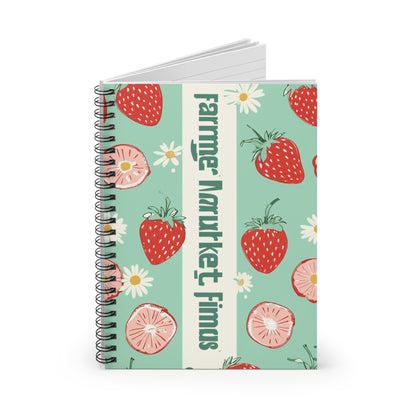 Fresh Strawberry Spiral Notebook