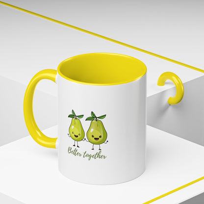 Cute Pears Accent Coffee Mug