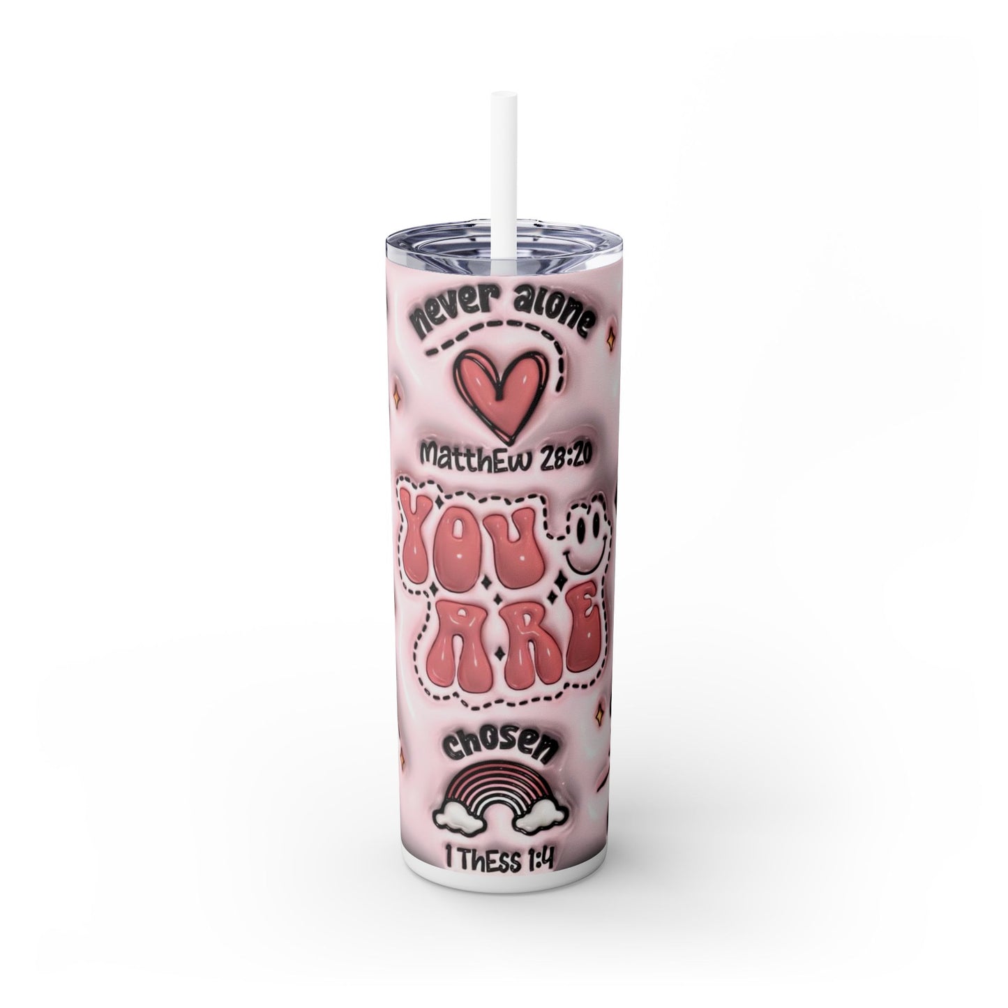 Faith-Inspired Skinny Tumbler